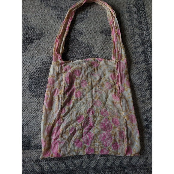 Free people See Through Pink And Cream Crossbody Bag - Picture 11 of 12